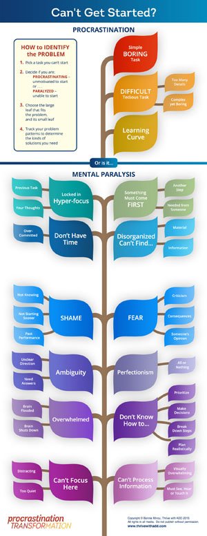 Procrastination Tree Info-graphic